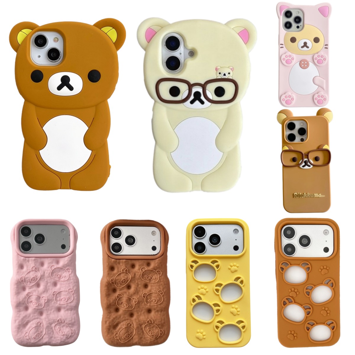 Phone Cases Cute Iphone 13 - Custodia per telefono con orsetto 3D