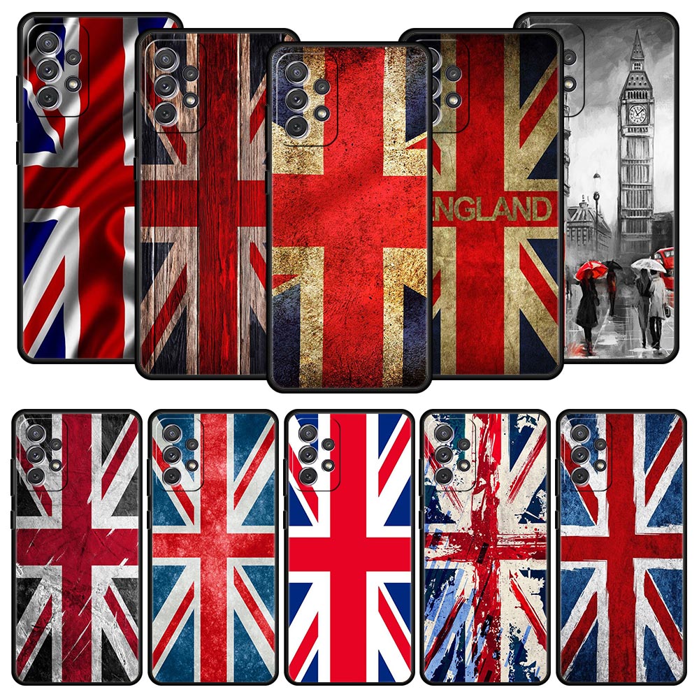 Phone Cases Uk Samsung - Cover per telefono con bandiere di