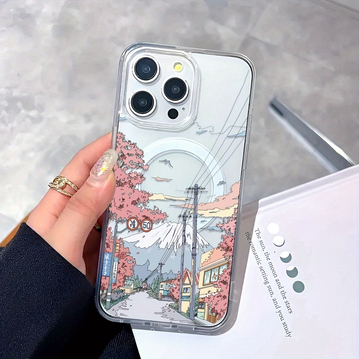 Phone Cases With Magnet - Cover per iPhone con motivo a