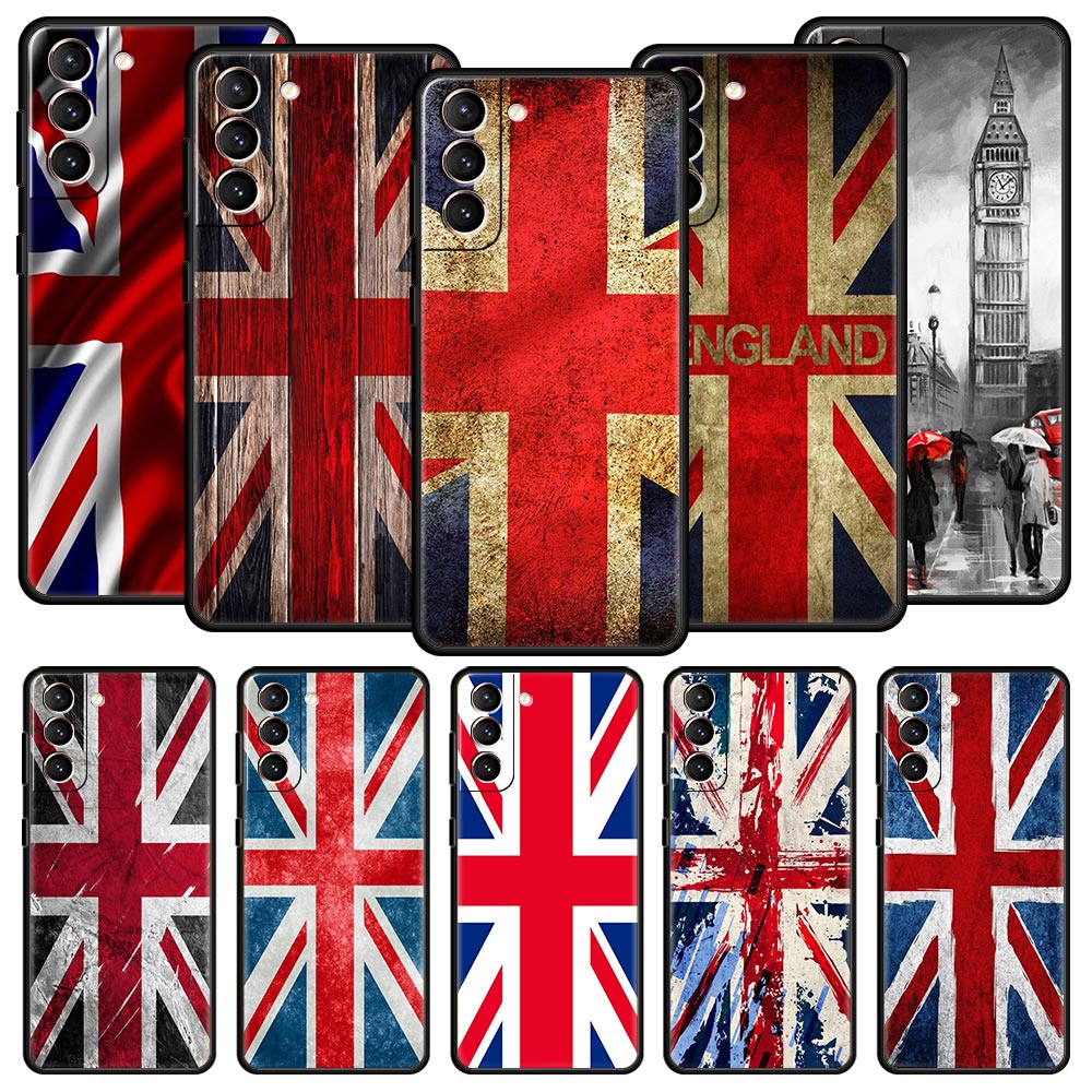 Phone Cases Uk Samsung - Custodia per telefono con bandiere di