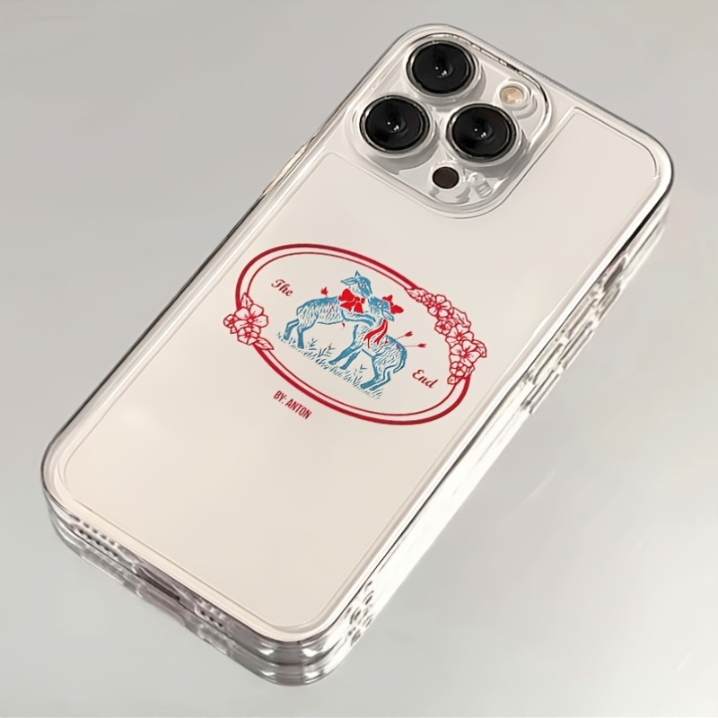 Phone Cases Red Deer - Custodia per telefono trasparente in stile