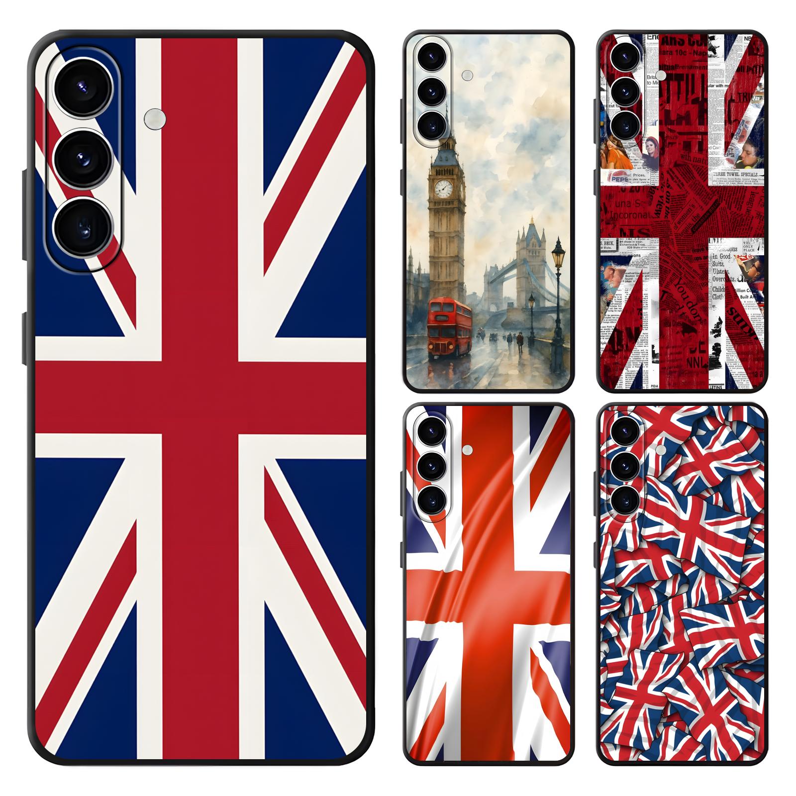 Phone Cases Uk Samsung - Custodia per telefono anti-caduta morbida nera