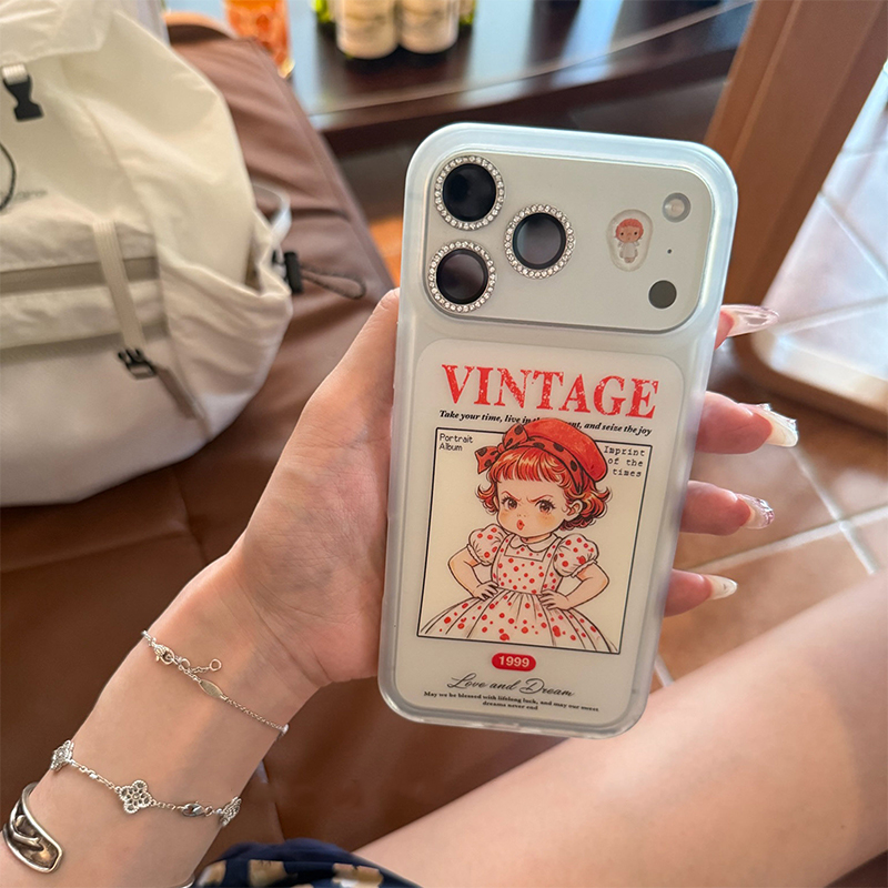 Phone Cases Cool Girl - Custodia per telefono antiurto in silicone