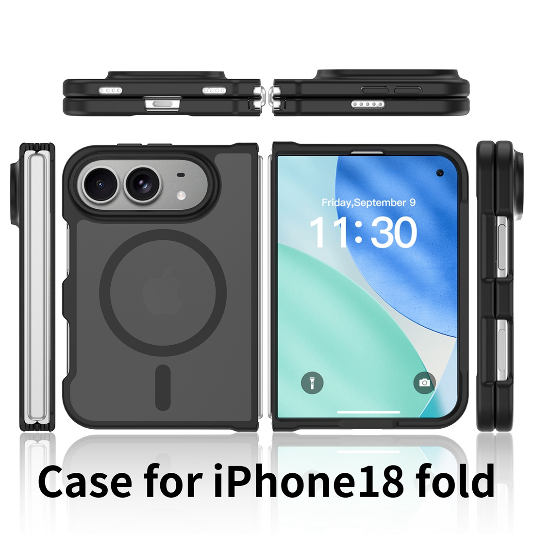 Matte Frosted Case - Custodia Magnetica Premium Opaca Traslucida con