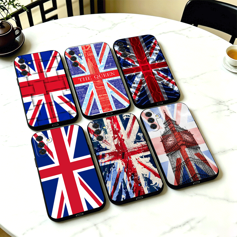 Phone Cases Uk Samsung - Cover per Telefono con Bandiera Union