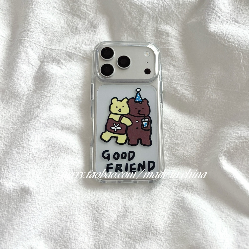 Phone Cases Yellow - Custodia per telefono coreana con orsetti