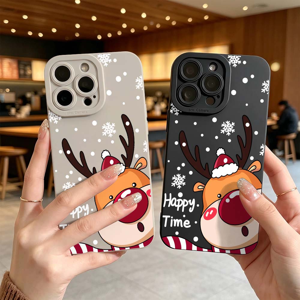 Phone Cases Red Deer - Custodia Morbida Anti-Caduta a Forma di