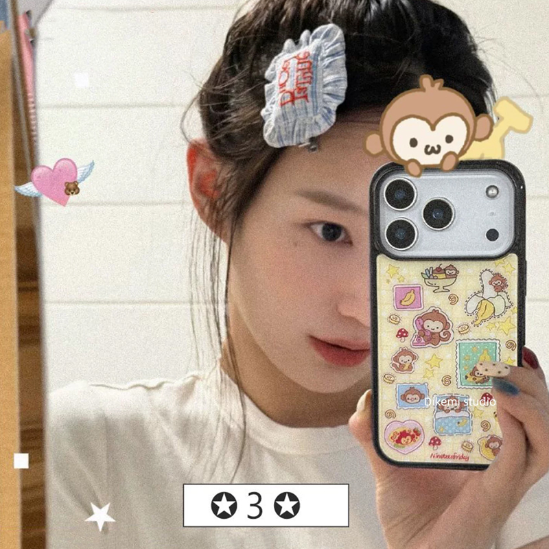 Phone Cases Yellow - Custodia per telefono opaca coreana Ins
