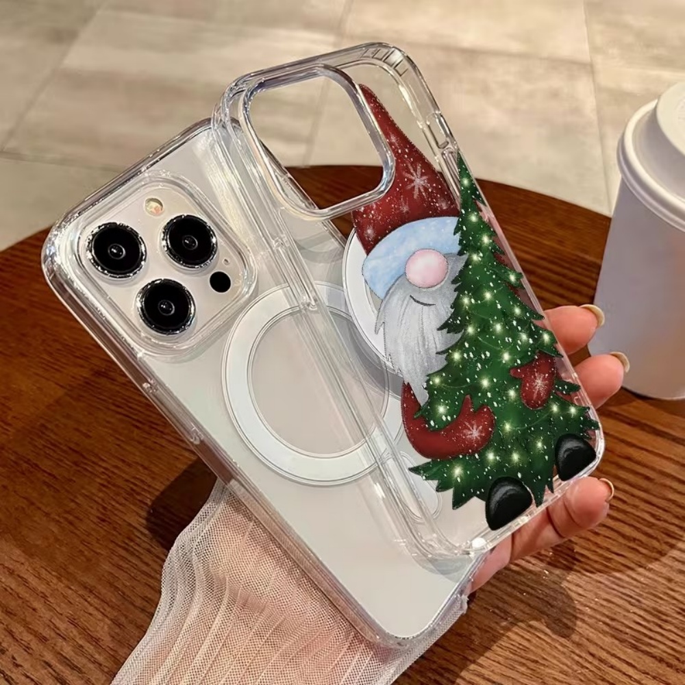 Clear Magsafe Case - Custodia per telefono in acrilico trasparente+TPU