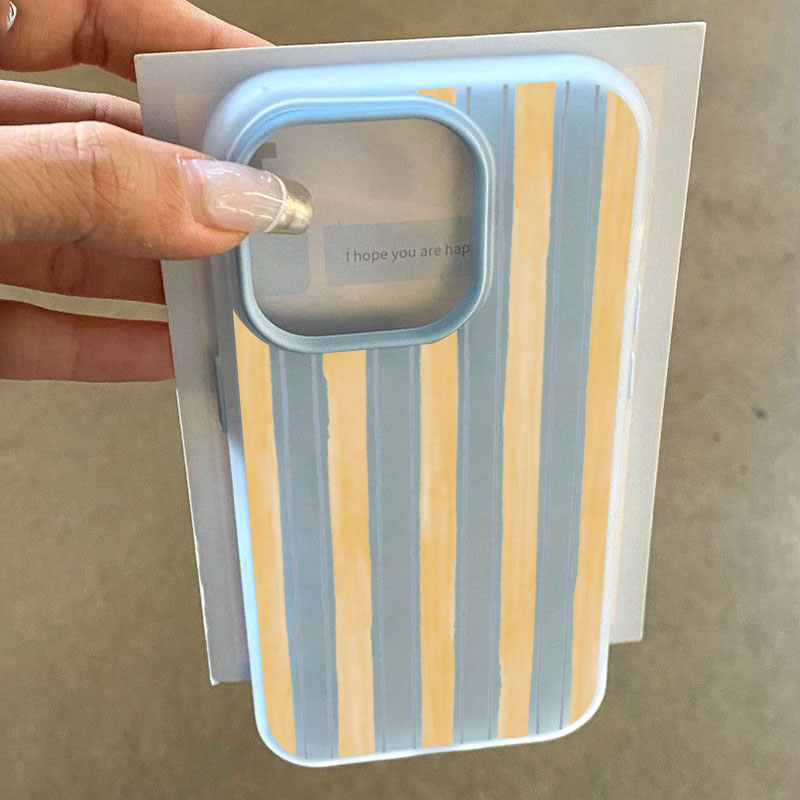 Elegante custodia a righe gial - Phone Cases Yellow recensione e prezzo