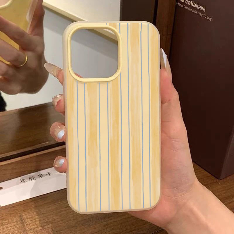 Elegante custodia a righe gial - Phone Cases Yellow recensione e prezzo