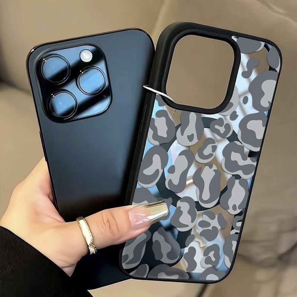 Custodia Nera con Stampa Leopa - Clear Magsafe Case recensione e prezzo