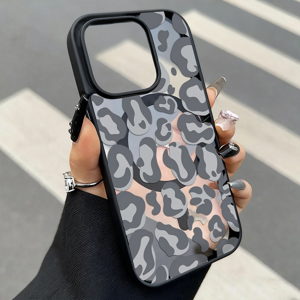 Custodia Nera con Stampa Leopa - Clear Magsafe Case recensione e prezzo