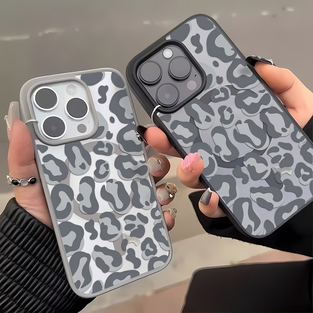 Custodia Nera con Stampa Leopa - Clear Magsafe Case recensione e prezzo