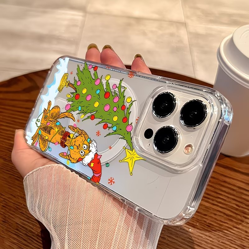 Cover per iPhone a tema natali - Clear Magsafe Case recensione e prezzo