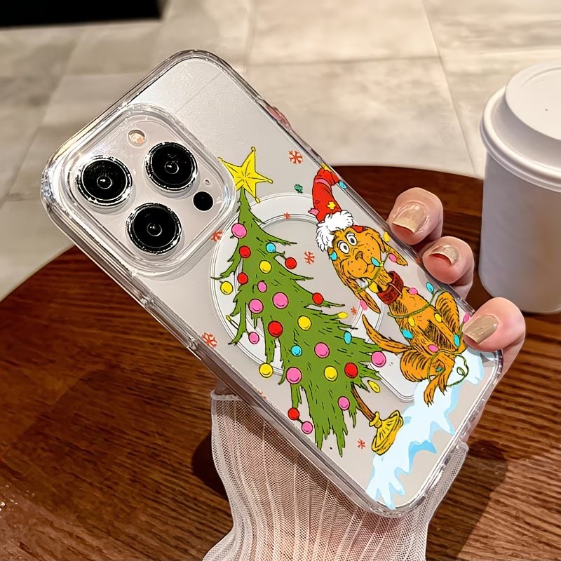 Cover per iPhone a tema natali - Clear Magsafe Case recensione e prezzo